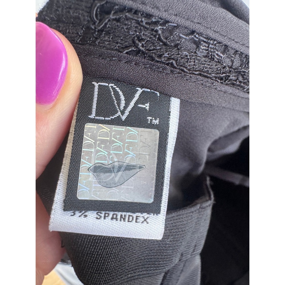Diane von Furstenberg DVF Black Lace Strapless Sweetheart Cocktail Dress Size 8 - Picture 7 of 11